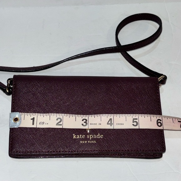 Kate Spade Crossbody Bag Wallet Plum - Picture 9 of 10